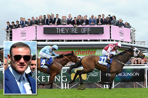 Bintang ManUtd Santai, Nonton Kuda Balap Milik Sir Alex Ferguson